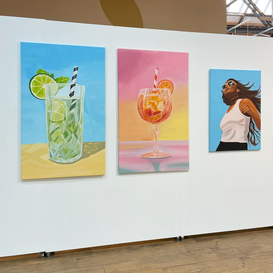 Live Painting and Exhibition at Centre Bahnhof Biel/Bienne