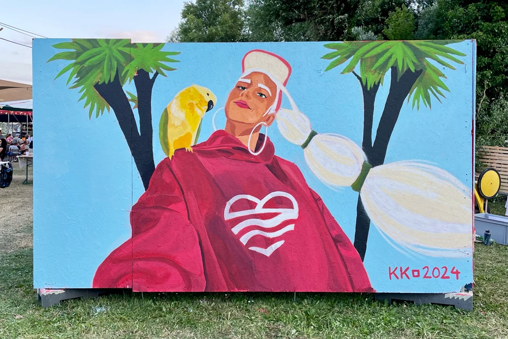 Live Painting at Lakelive Festival 2024